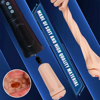 Locker Masturbador con Vibracion y Efecto Succion Vagina