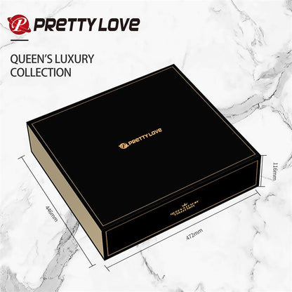 Luxury Set Queens 12 Juguetes Negro y Oro 18k