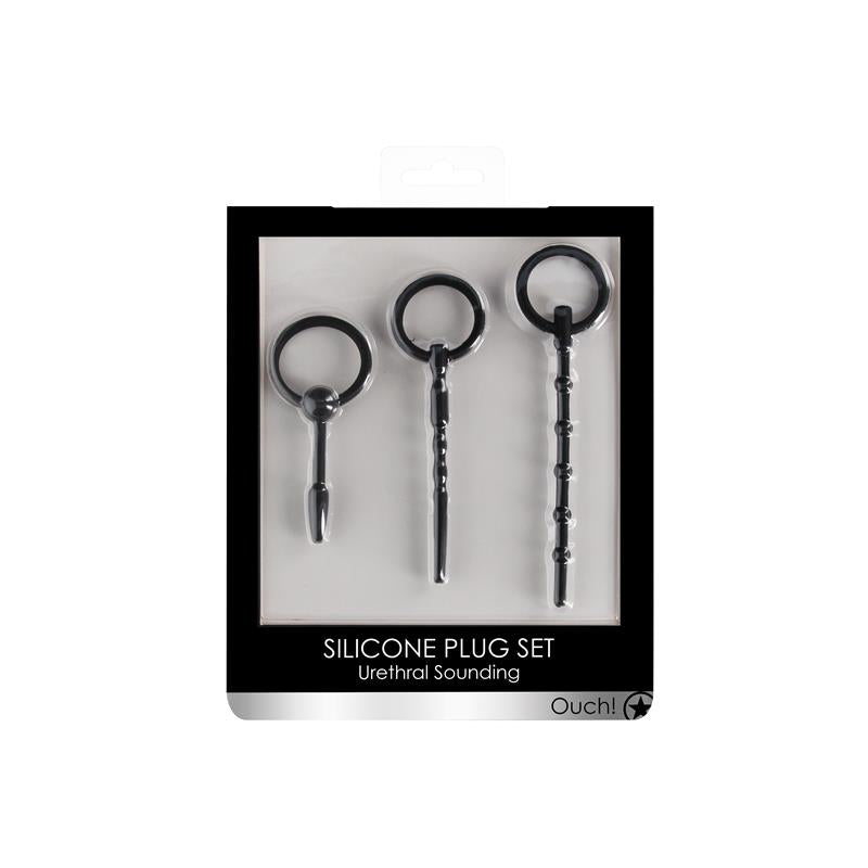 Set de 3 Dilatadores de Uretra Silicona