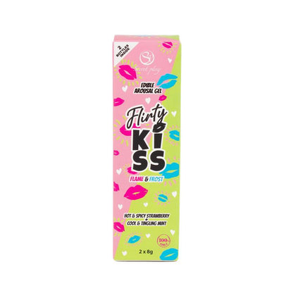Flirty Kiss Geles para Sexo Oral Fresa y Menta 2x8gr