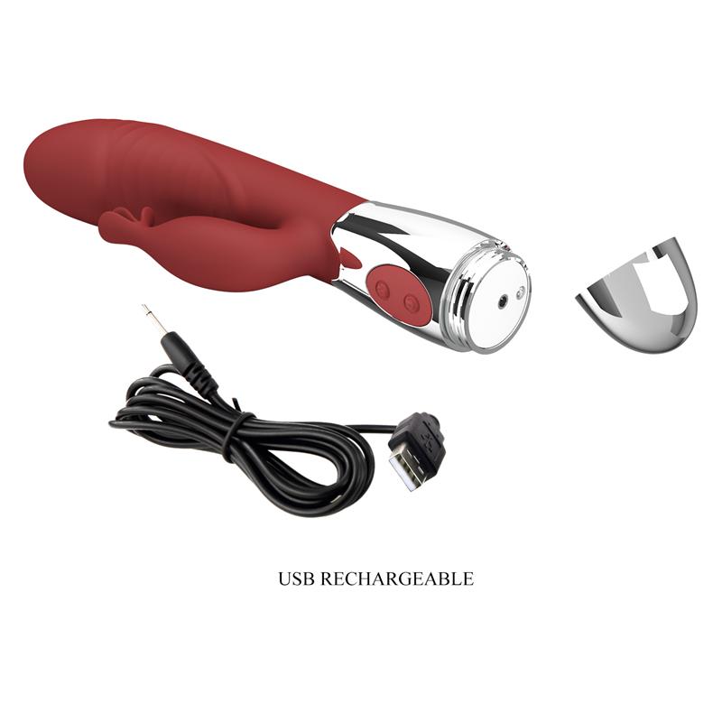 Rasmussen Vibrador 30 Funciones Rojo