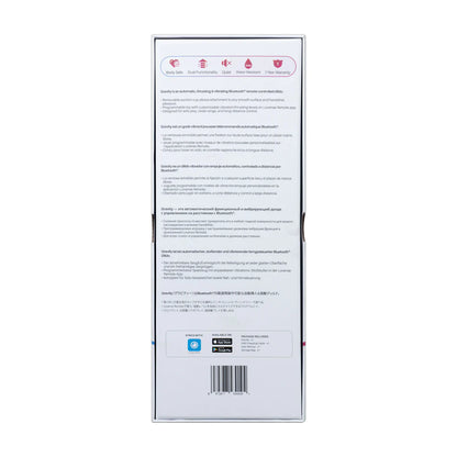 Gravity - Consolador con vibración y empuje automático controlado por aplicación - Rojo