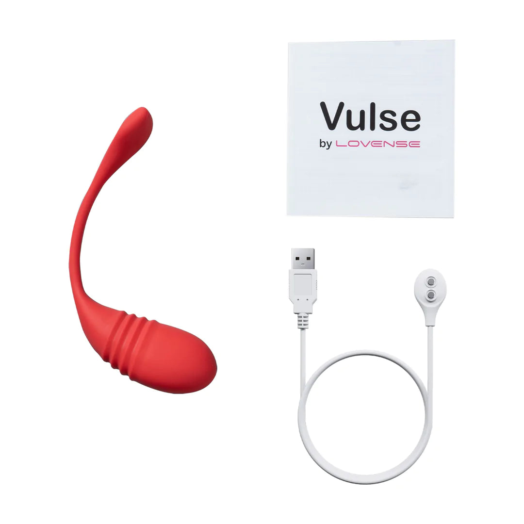 Vulse - Huevo vibrador de empuje, thrusting  controlado por app - Rojo