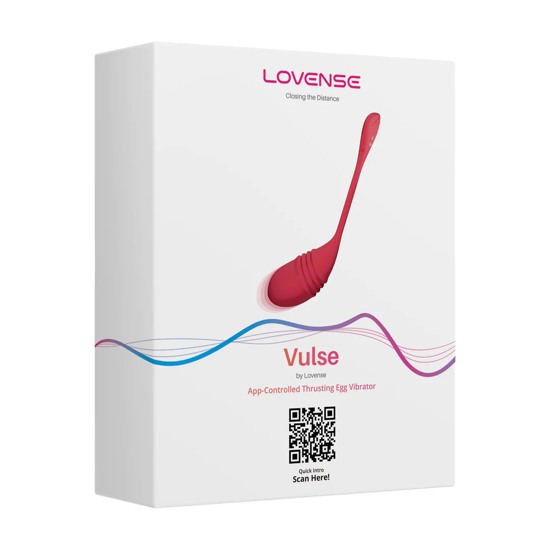Vulse - Huevo vibrador de empuje, thrusting  controlado por app - Rojo