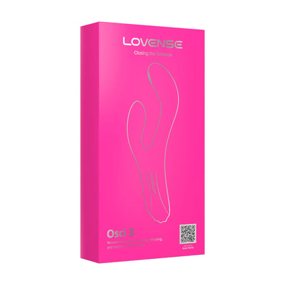 Osci 3 - Vibrador de conejo oscilante, con vibración y calefacción - Rosa