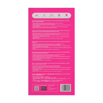 Osci 3 - Vibrador de conejo oscilante, con vibración y calefacción - Rosa