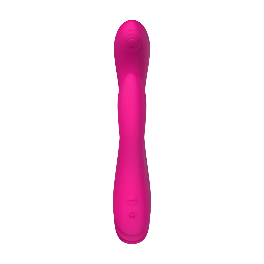 Osci 3 - Vibrador de conejo oscilante, con vibración y calefacción - Rosa