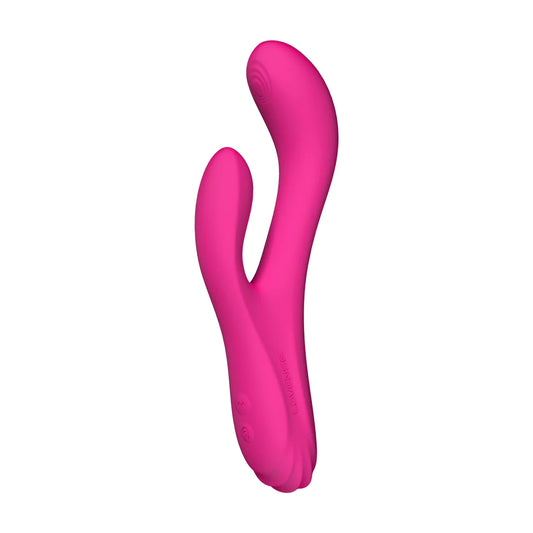 Osci 3 - Vibrador de conejo oscilante, con vibración y calefacción - Rosa