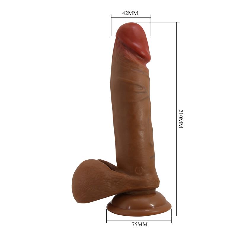 Abel Vibrador Realista con Rotacion y Thrusting