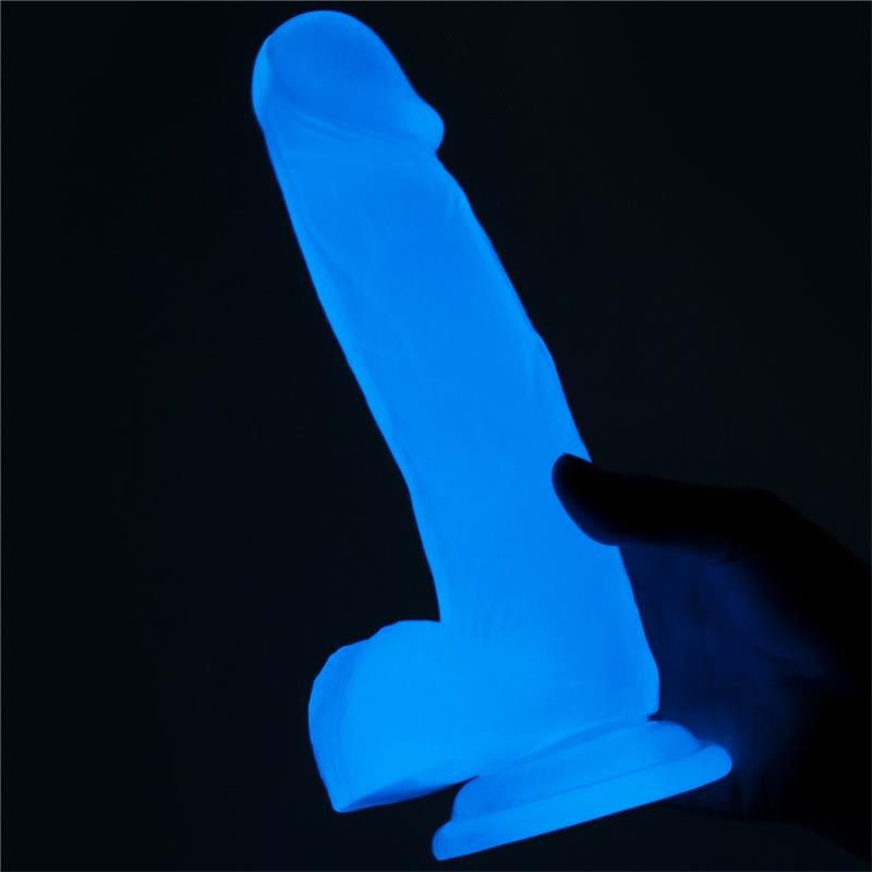 Dildo Lumino 75 Luz Azul