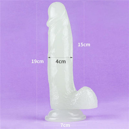 Dildo Lumino 75 Luz Azul