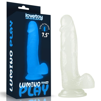 Dildo Lumino 75 Luz Azul