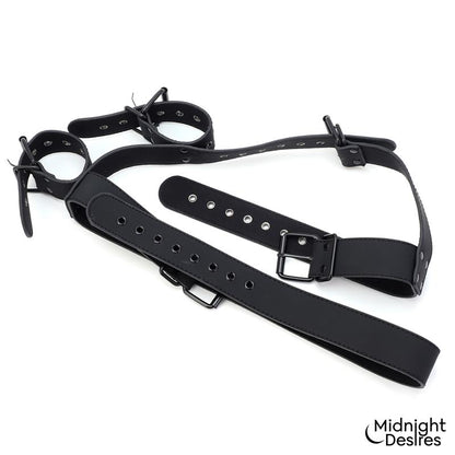 Set de Restricciones con Collar y Esposas