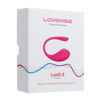 Lush 3 - Potente huevo vibrador para el punto G y P y controlado por app - Rosa