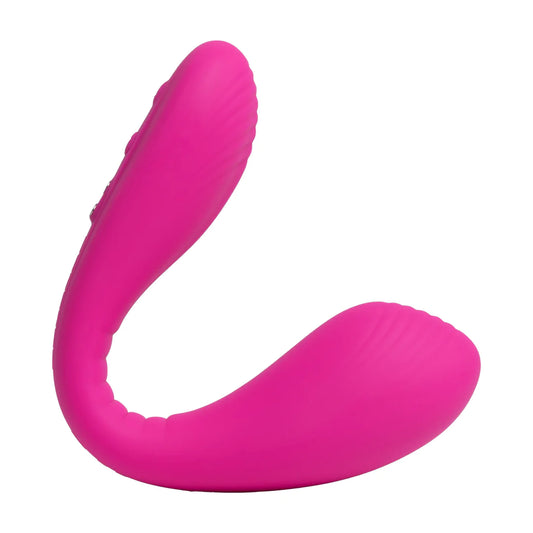 Dolce - Vibrador de doble extremo con control remoto - Rosa