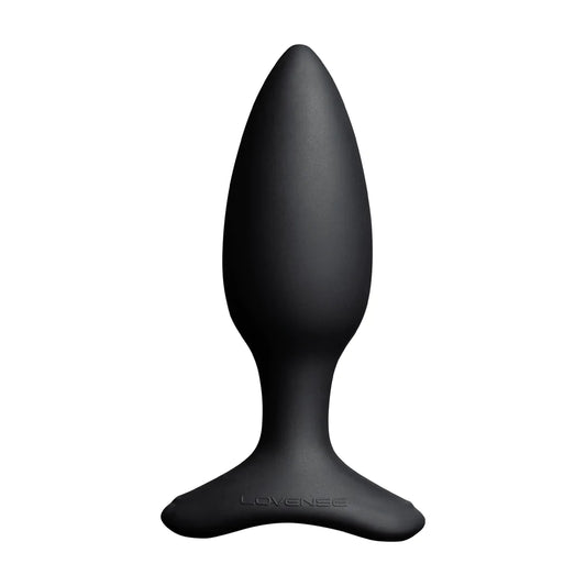 Hush 2 - Plug vibrador controlado por app - 3,8 cm - Negro