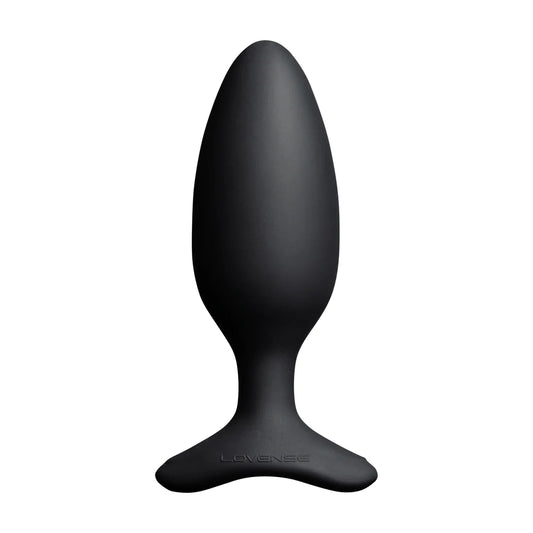 Hush 2 - Plug vibrador controlado por app - 4,4 cm - Negro
