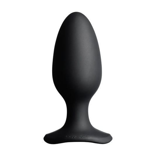 Hush 2 - Plug vibrador controlado por app - 5,7 cm - Negro