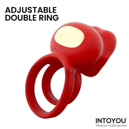 Bittey Anillo Vibrador con Biting Mordisqueo
