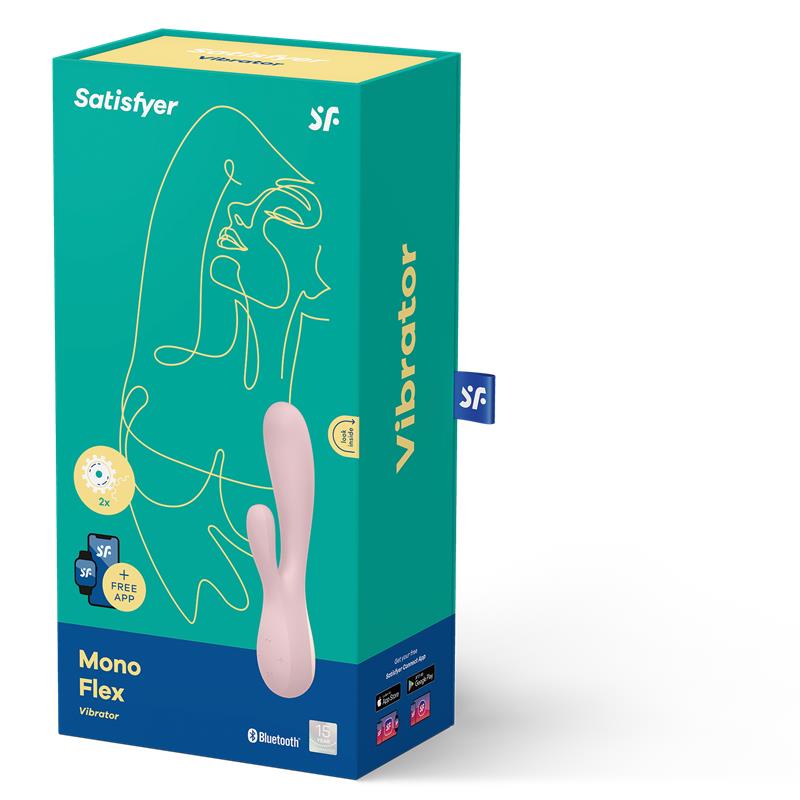 Mono Flex Vibrador con APP Mauve