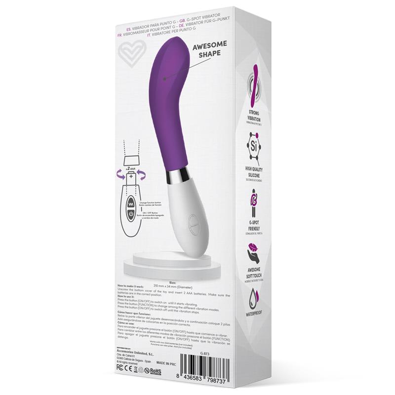 Benty Vibrador Silicona Purpura