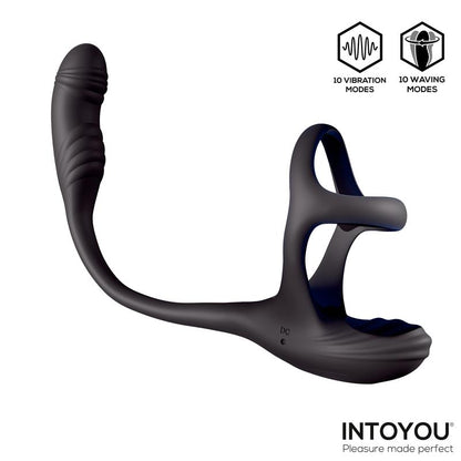 Kamber Plug Anal Vibracion y Waving 360º y Estimulador Testiculos
