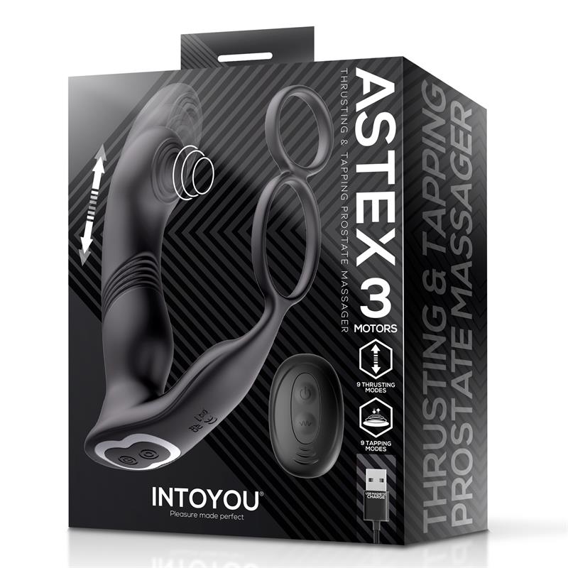 Astex Masajeador Prostatico con Thrusting y Tapping
