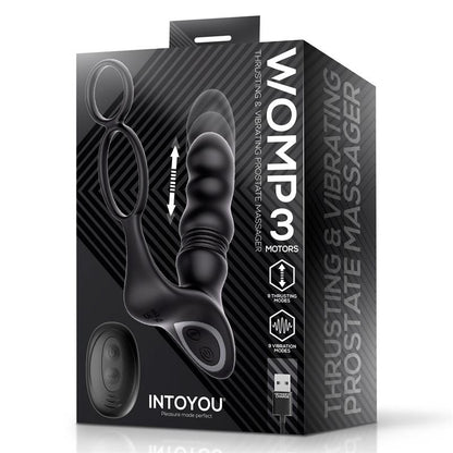 Womp Masajeador Prostatico con Vibracion Thrusting y Control Remoto