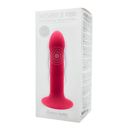 Dildo Doble Densidad Vibracion Hitsens 2 M Rosa
