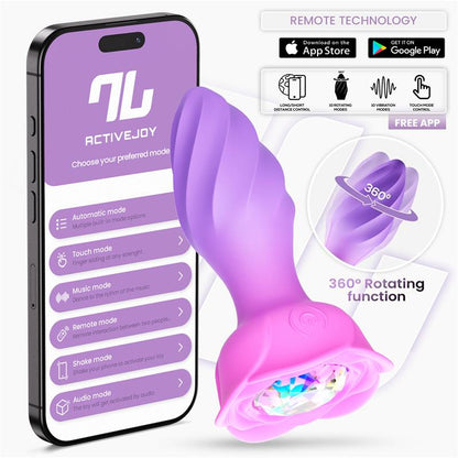 Moxy Plug Anal con Rotacion 360º con App