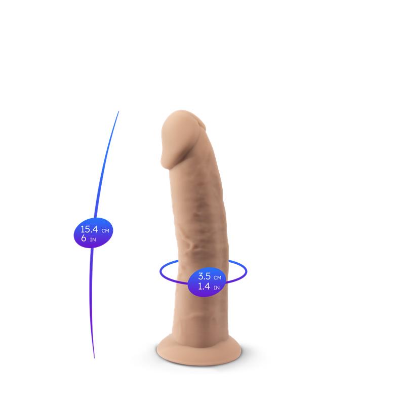 Dildo Dual Density Silicone Mod 2 6