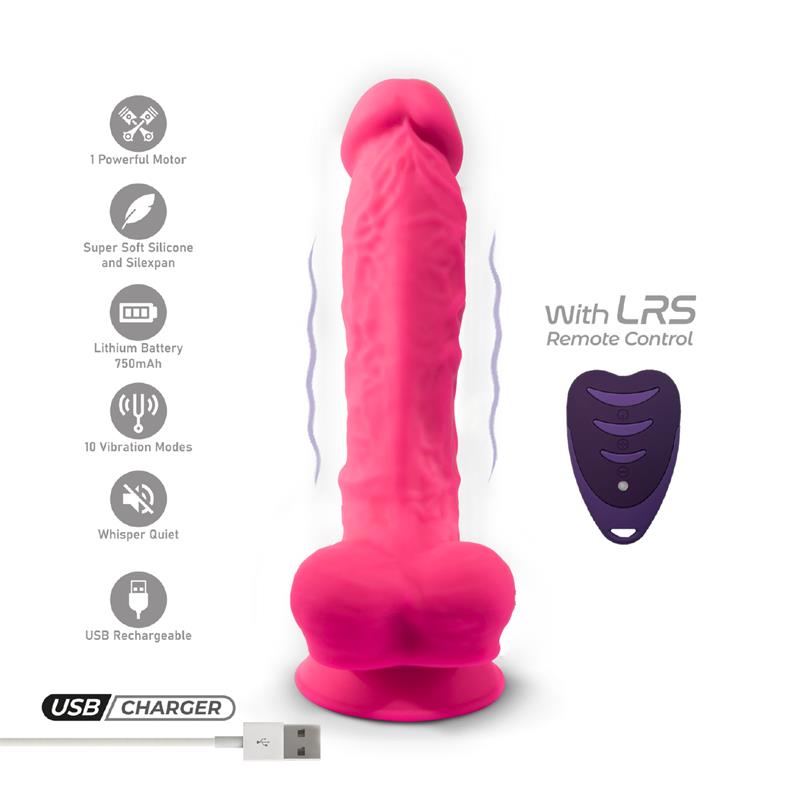 Dildo Dual Density con vibracion Mod 1 8