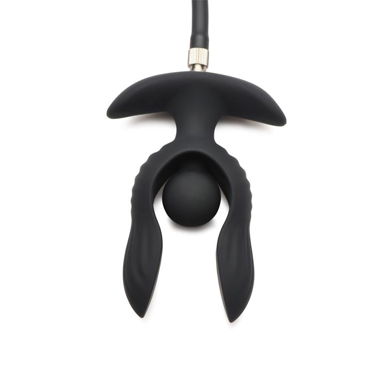 Dark Pearl Plug Anal con Inflado y Vibracion con Control Remoto