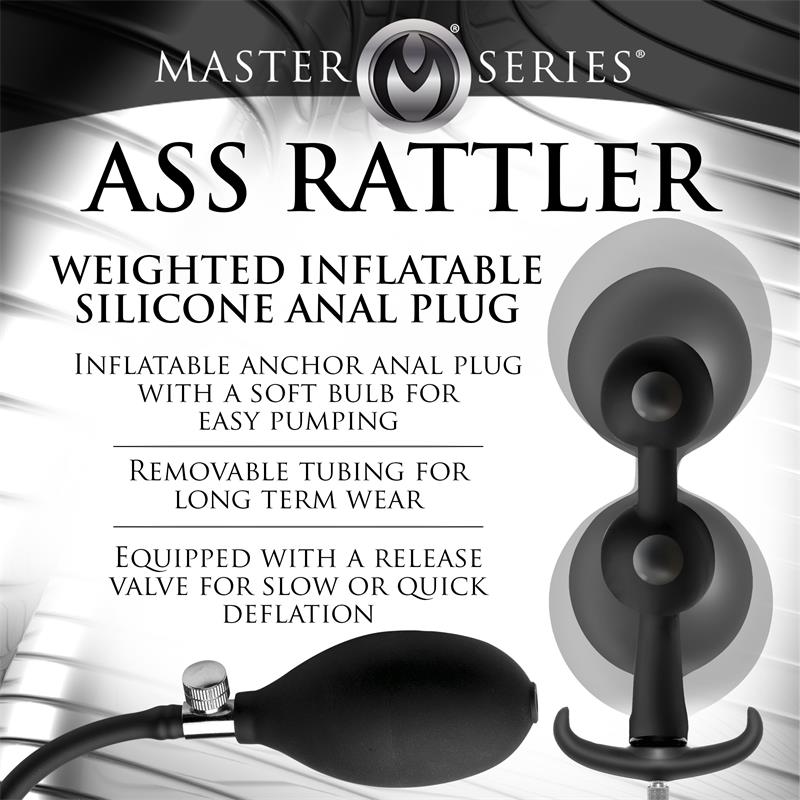 Ass Rattler Bolas Anales con Inflado y Peso