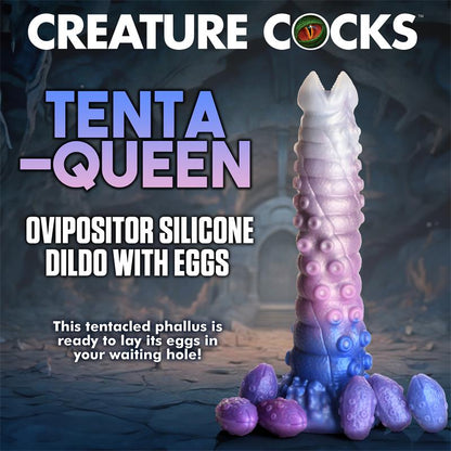 Tenta Queen Dildo Ovipositor con 6 Huevos