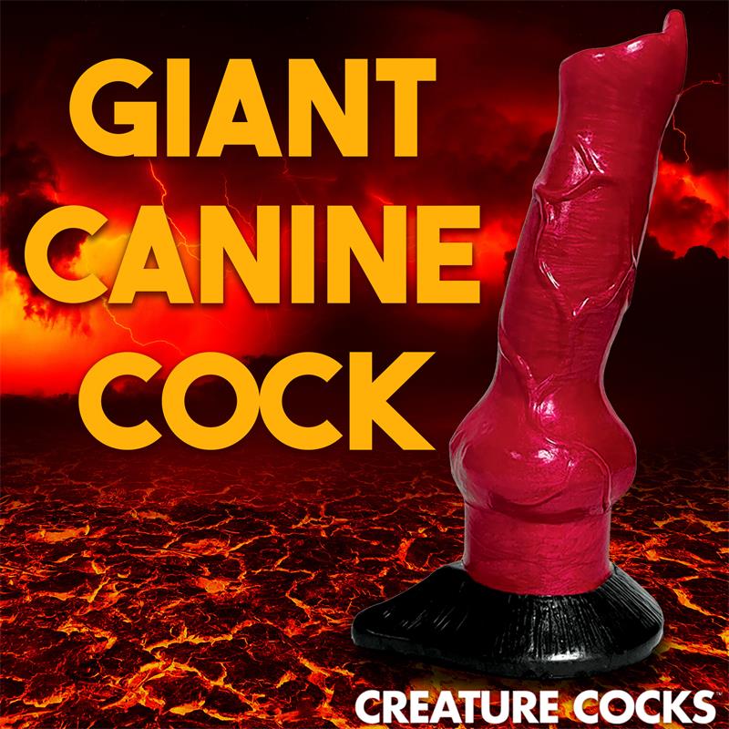 Hell Hound Dildo Silicona 19 cm 75