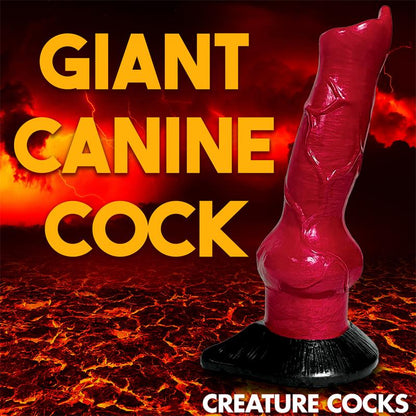 Hell Hound Dildo Silicona 19 cm 75