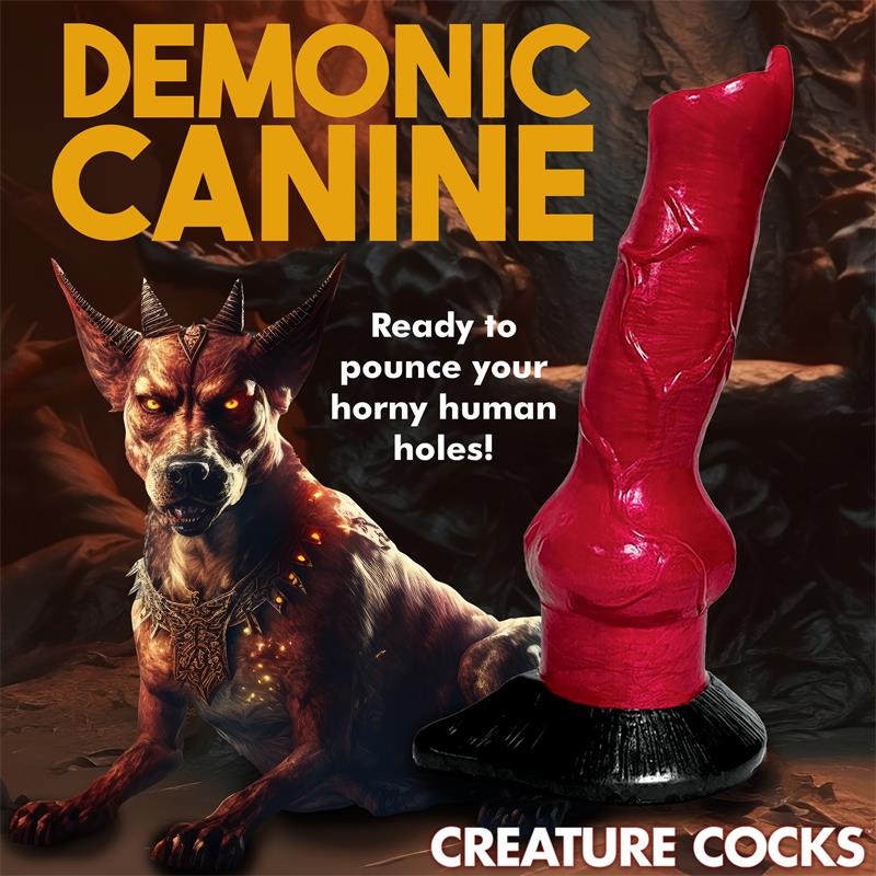 Hell Hound Dildo Silicona 19 cm 75