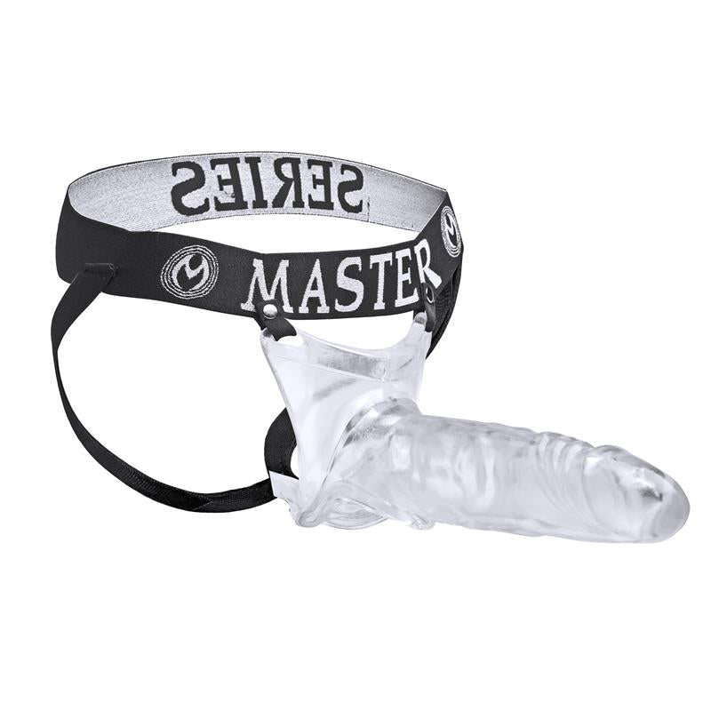 Grand Mamba XL Suspensorio con Dildo Hueco Transparente