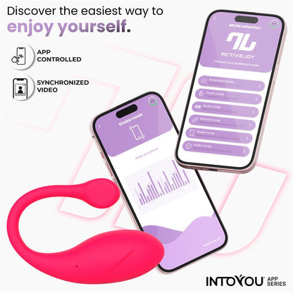 Bulby Huevo Vibrador con APP Rosa Intenso