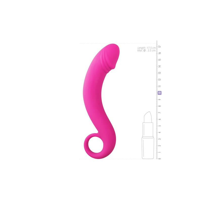 Dildo Rosa Silicona Prostata