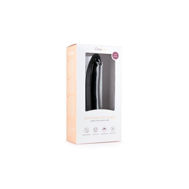 Pene Realistico Silicona Negro 21 cm