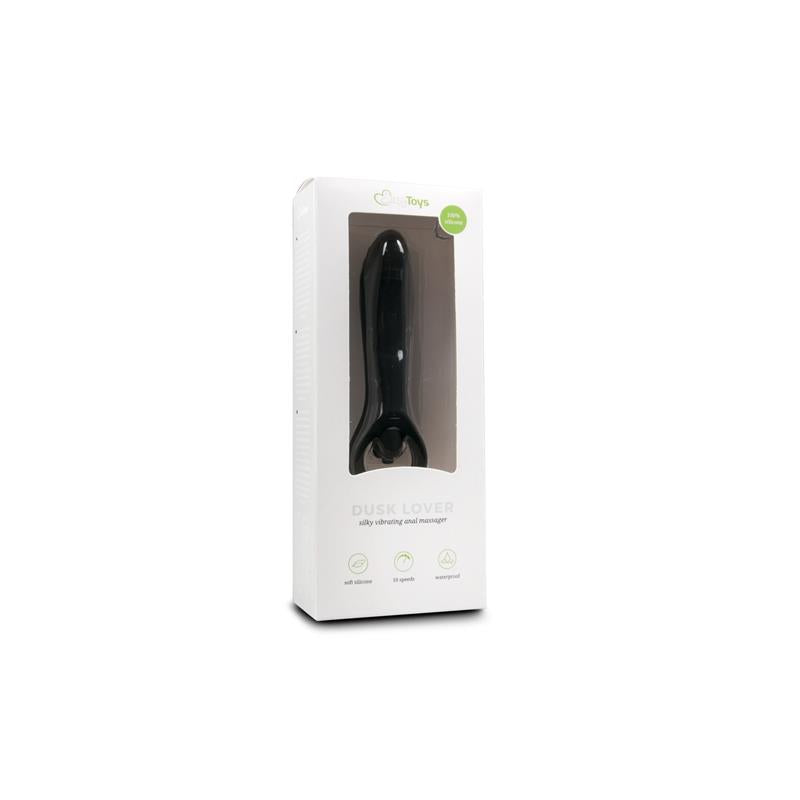 Vibrador Anal Silicona Negro