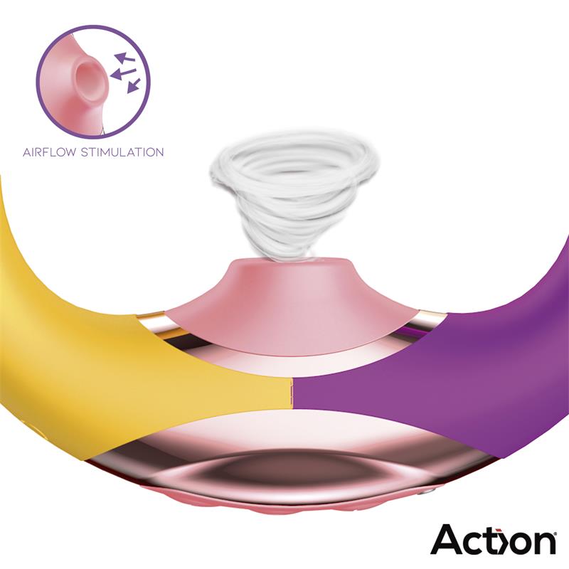 Two Lovers 3 in 1 Vibrador con Finger y Succion