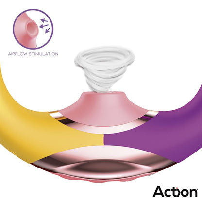 Two Lovers 3 in 1 Vibrador con Finger y Succion