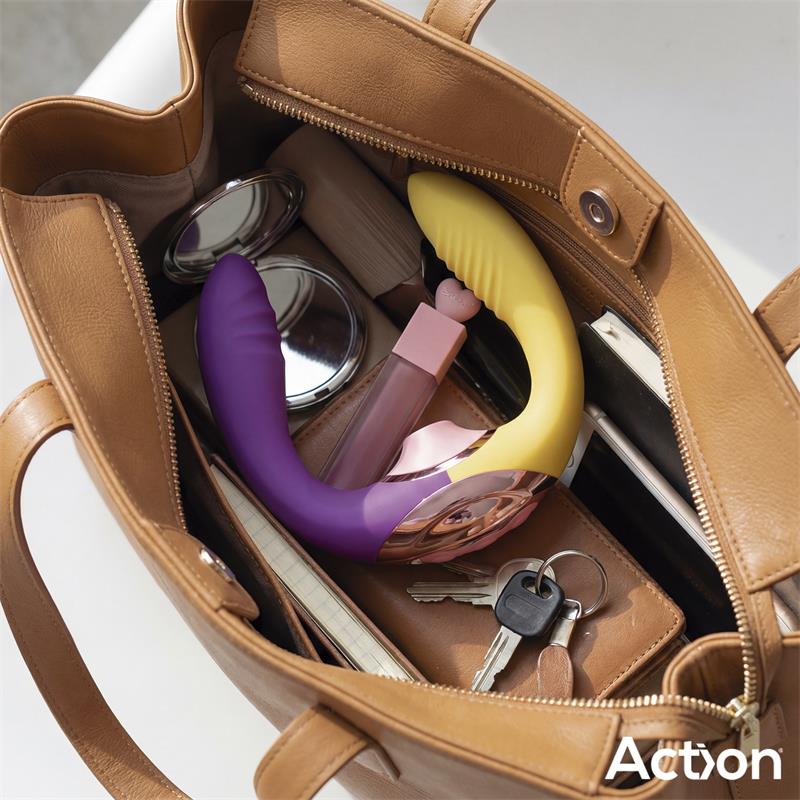 Two Lovers 3 in 1 Vibrador con Finger y Succion