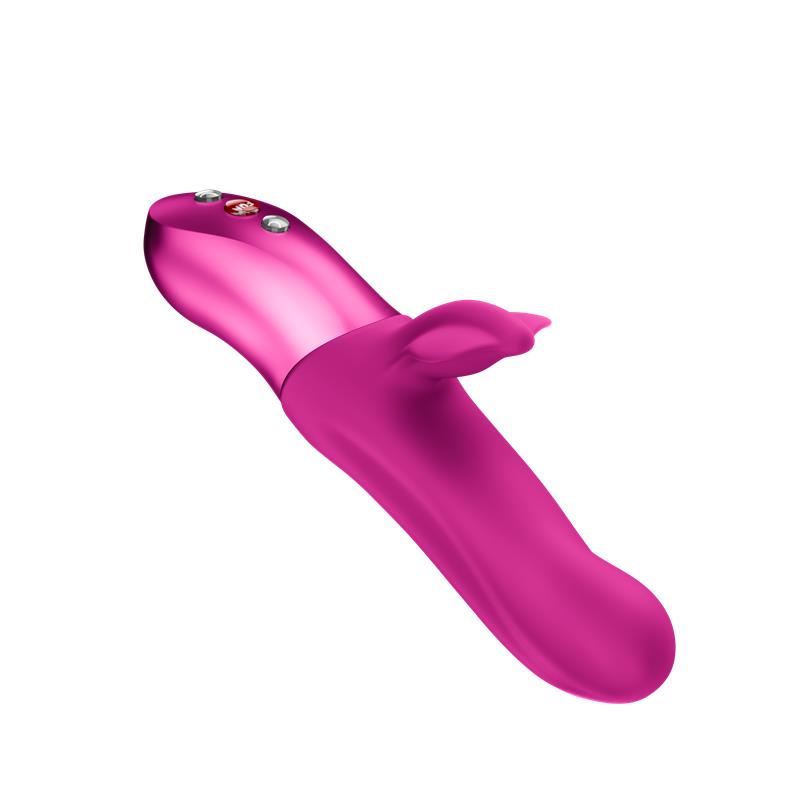 Bi Stronic Fusion Vibrador con Thrusting y Pulsacion Magenta