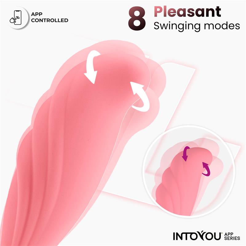 Huevo Vibrador con Movimiento Waving con APP USB