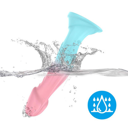 Dildo Bicolor con Vibracion