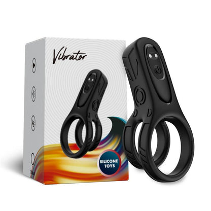 Mecha style Anillo Doble para el Pene con Vibracion